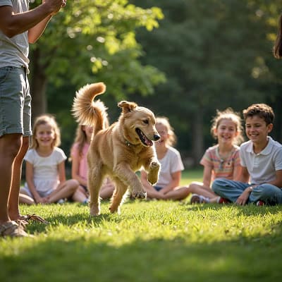 trained dog